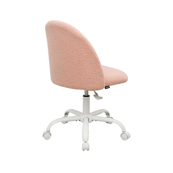 Adore Mobilya Curve Çalışma Sandalyesi - Pembe 61x58.5x81.5-91 CM