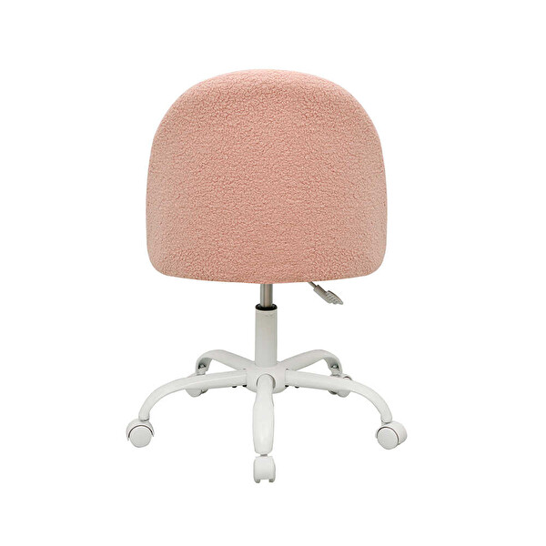 Adore Mobilya Curve Çalışma Sandalyesi - Pembe 61x58.5x81.5-91 CM