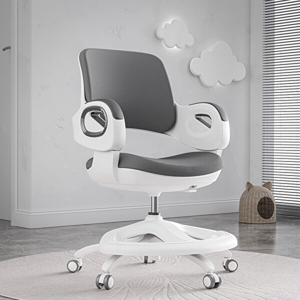 Karr Kids Olinda Ergonomik Çocuk Çalışma Koltuğu Gri