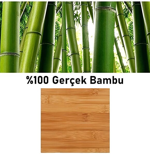 Valkyrie 6 Katlı Bambu Raf Kitaplık 78x23x149.5 Cm Çok Amaçlı Düzenleyici Dekoratif Organizer