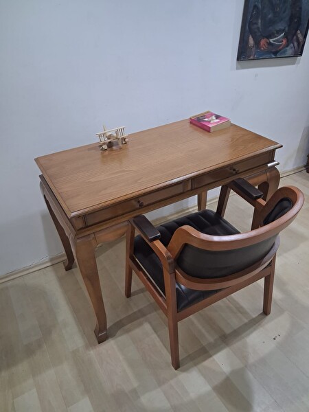 Bengi Ankara Mobilya 90630 İlham Klasik Ceviz Çalışma Masası