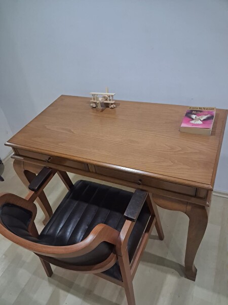 Bengi Ankara Mobilya 90630 İlham Klasik Ceviz Çalışma Masası