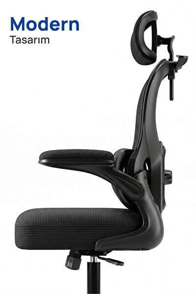 Karr Office Porto Ergonomik Çalışma Sandalyesi Siyah