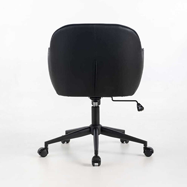 Adore Mobilya Milano S.Deri 60x80-88x62 CM Çalışma Koltuğu Siyah