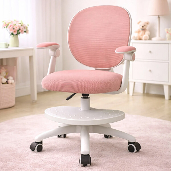 ErgoKids Buzzy Kız Çocuk Çalışma Sandalyesi Pembe