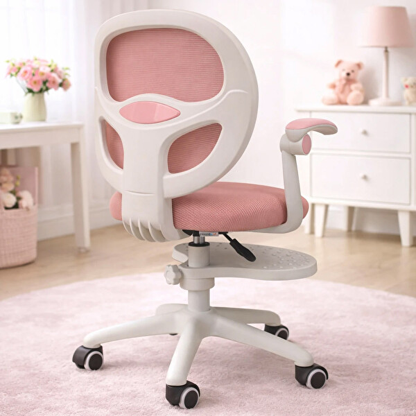 ErgoKids Buzzy Kız Çocuk Çalışma Sandalyesi Pembe