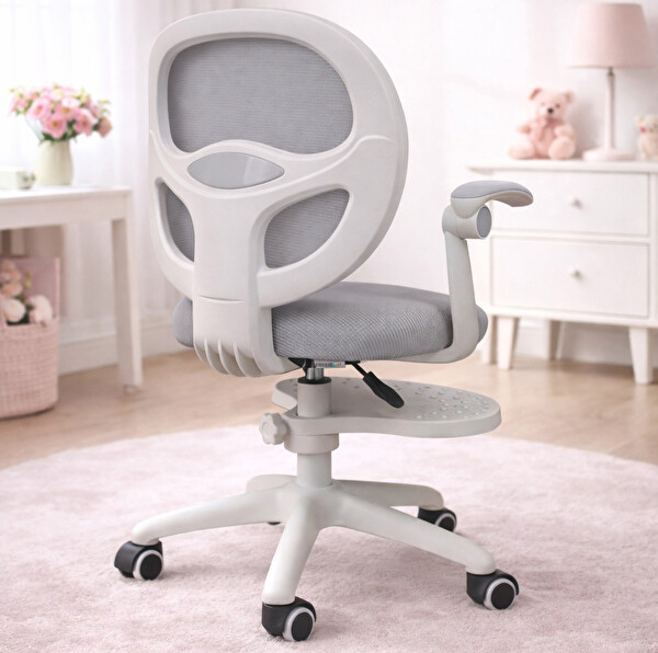 ErgoKids Buzzy Çocuk Çalışma Sandalyesi Açık Gri