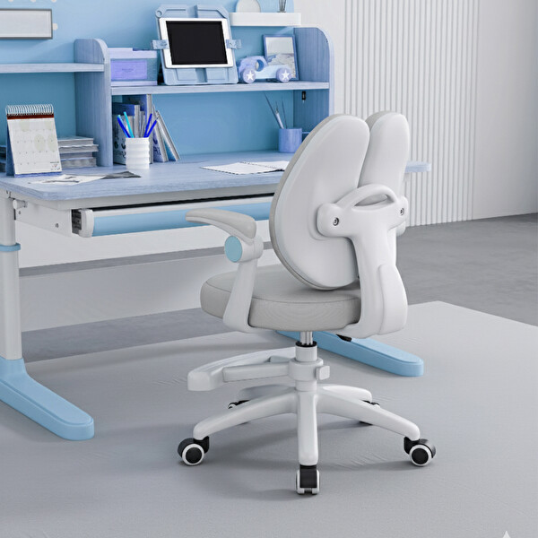 ErgoKids Puffy Çocuk Çalışma Sandalyesi Gri