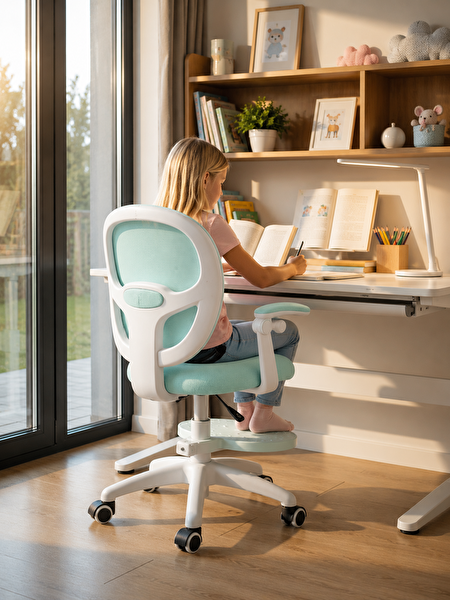 ErgoKids Buzzy Çocuk Çalışma Sandalyesi Mavi