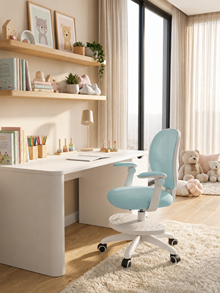 ErgoKids Buzzy Çocuk Çalışma Sandalyesi Mavi