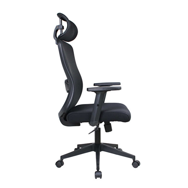 Adore Mobilya Tempo Ergonomik 64x116-126x66 CM Yönetici ve Çalışma Koltuğu File-Siyah