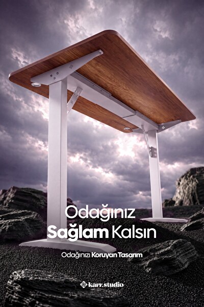 Karr Office Firmus Çalışma Masası 120x60 - Barok