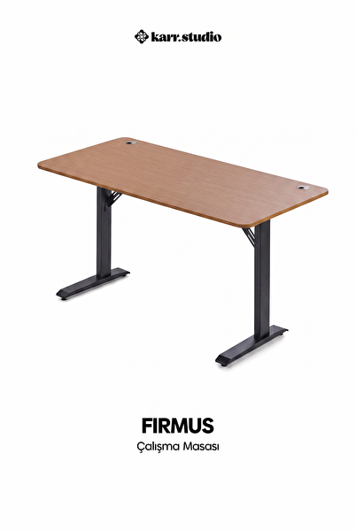 Karr Office Firmus Dayanıklı Çalışma Masası 140x70 - Bambu