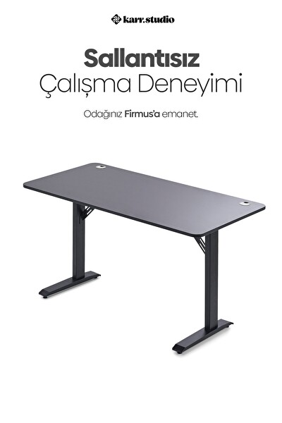 Karr Office Firmus Dayanıklı Çalışma Masası 160x80 - Antrasit