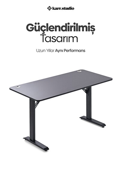 Karr Office Firmus Dayanıklı Çalışma Masası 160x80 - Antrasit