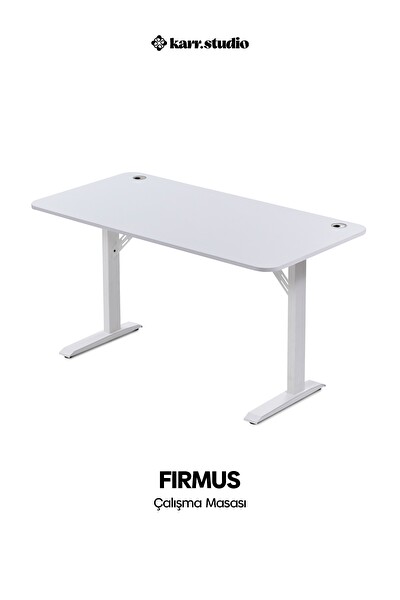Karr Office Firmus Dayanıklı Çalışma Masası - 160x80 CM Beyaz