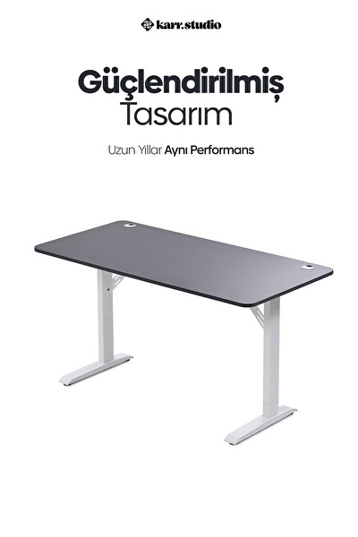 Karr Office Firmus Dayanıklı Çalışma Masası - 120x60 CM Antrasit