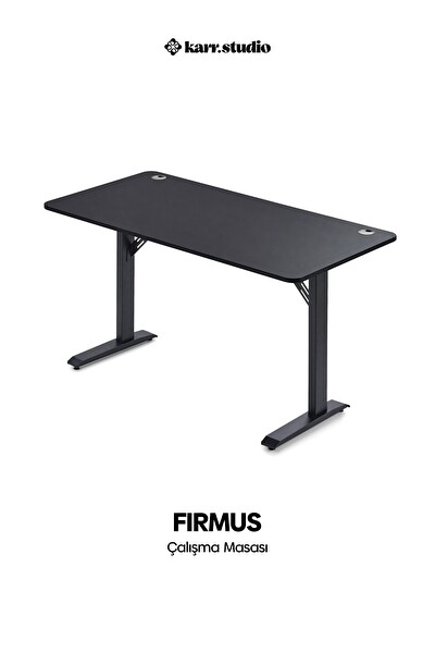 Karr Office Firmus Dayanıklı Çalışma Masası - 160x80 CM Siyah