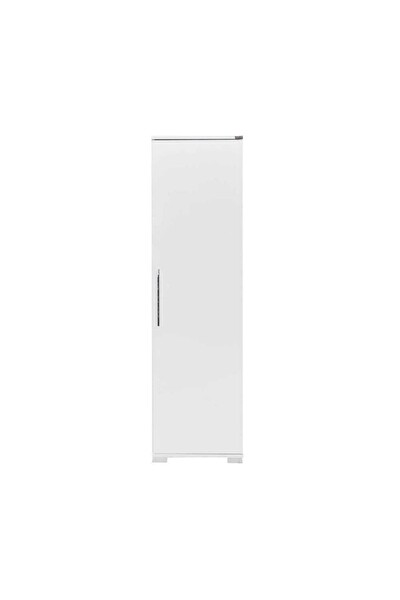 Adore Mobilya Diamond 5 Bölmeli Kapaklı Dolap-Parlak Lake Beyaz 45x169x32 CM (GxYxD)