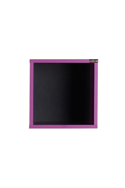 Adore Mobilya Rainbow Duvar Raf-Mor 33x33x19 CM (GxYxD)