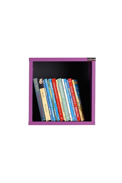 Adore Mobilya Rainbow Duvar Raf-Mor 33x33x19 CM (GxYxD)