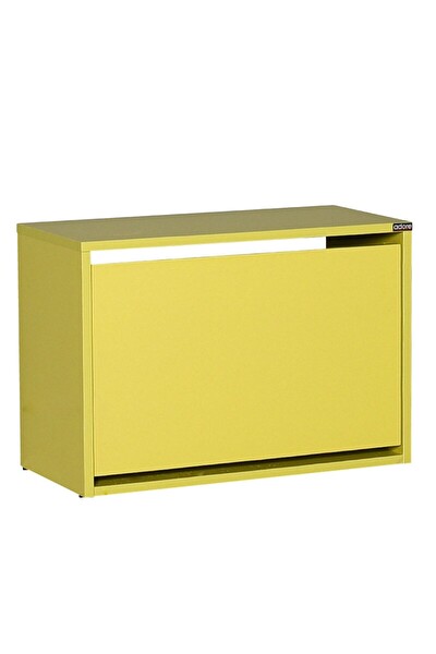 Adore Mobilya Step Oturaklı Ayakkabılık-Yeşil 60x42x30 CM (GxYxD)