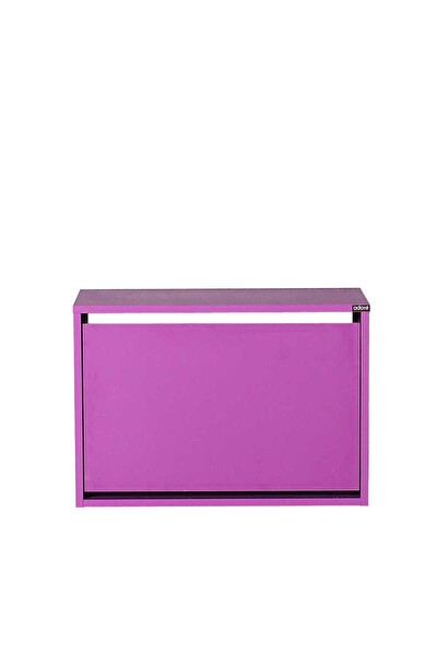 Adore Mobilya Step Oturaklı Ayakkabılık - Mor 60x42x30 CM (GxYxD)