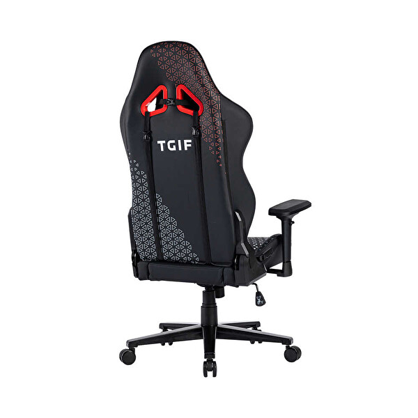 Adore Mobilya Gaming Ares Profesyonel Oyuncu ve Yönetici Koltuğu-Siyah - Kırmızı 45x126-133.5x71.5 CM (GxYxD)