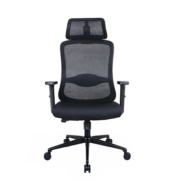 Adore Mobilya Tempo-X Ergonomik Yönetici ve Çalışma Koltuğu File Siyah 68x116-126x66 CM