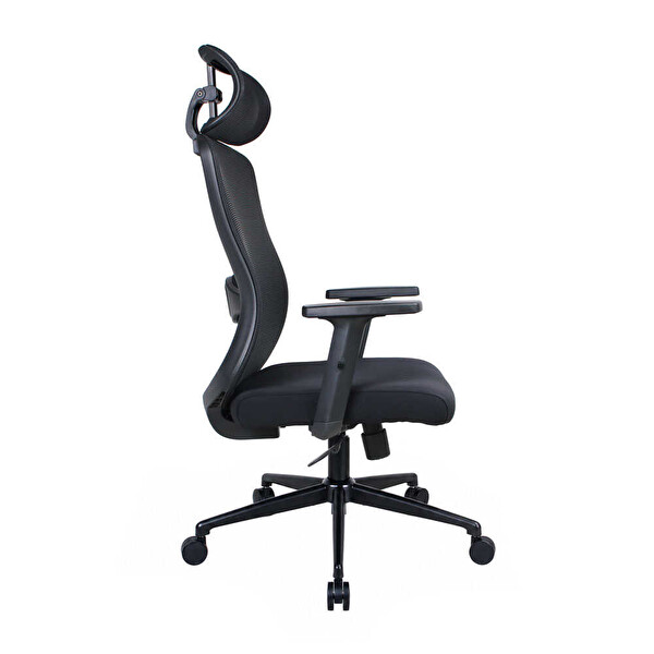 Adore Mobilya Tempo-X Ergonomik Yönetici ve Çalışma Koltuğu File Siyah 68x116-126x66 CM