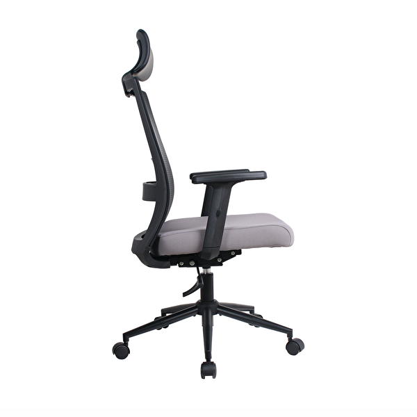 Adore Mobilya Vera Flex Multi Fonksiyon Çalışma Koltuğu - Siyah Gri 63x117-127x67 CM