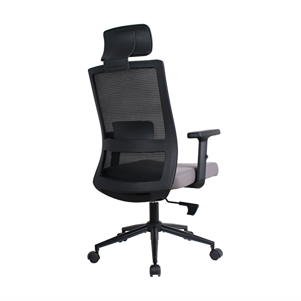 Adore Mobilya Vera Flex Multi Fonksiyon Çalışma Koltuğu - Siyah Gri 63x117-127x67 CM