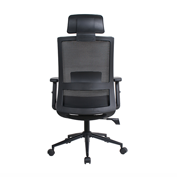 Adore Mobilya Vera Flex Multi Fonksiyon Çalışma Koltuğu - Siyah Gri 63x117-127x67 CM