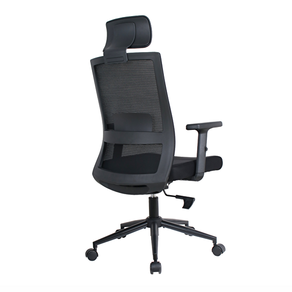 Adore Mobilya Vera Flex Multi Fonksiyon Çalışma Koltuğu - Siyah 63x117-127x67 CM