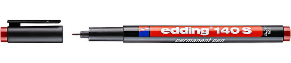 Edding 140 S 0.3mm Uçlu Kırmızı Asetat Kalemi