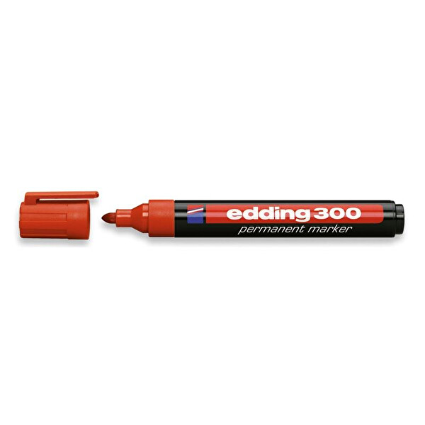 Edding 300 Yuvarlak Uçlu Kırmızı Koli Kalemi