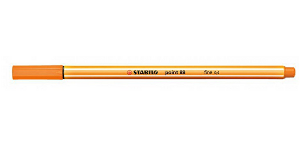 Stabilo Point 88/54 0.4 MM İnce Turuncu Keçe Uçlu Kalem
