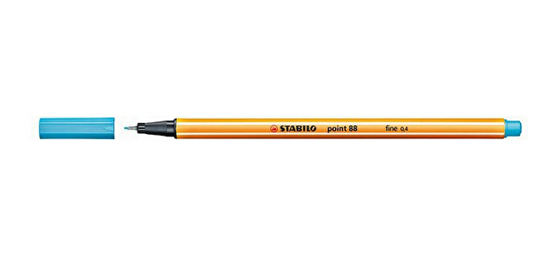 Stabilo Point 88/57 0.4 MM İnce Uçuk Mavi Keçe Uçlu Kalem