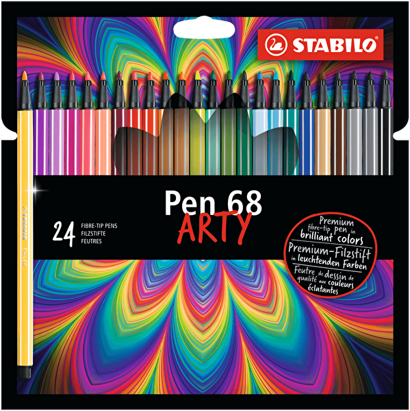 Stabilo Pen 68 Arty 24'lü Keçe Uçlu Kalem Seti