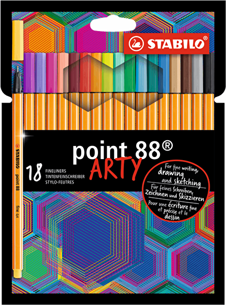 Stabilo Point 88 Arty 18'li İnce Keçe Uçlu Kalem Seti