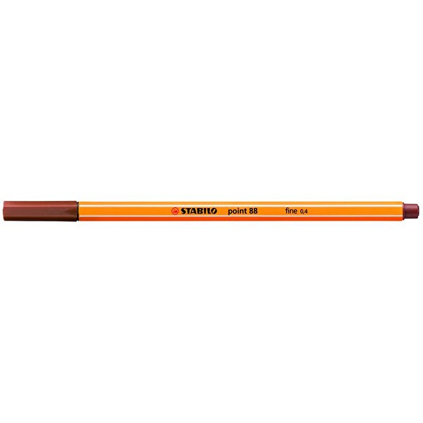 Stabilo Point 88/38 - 0,4 MM İnce Kan Kırmızısı Keçe Uçlu Kalem