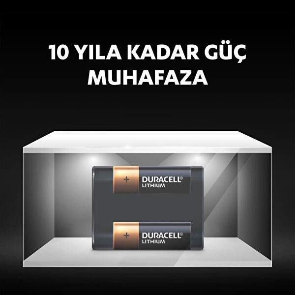 Duracell 6V, 1’li Paket (2CR5 / 245) Özel Yüksek Güçlü Lityum 245 Fotoğraf Pili