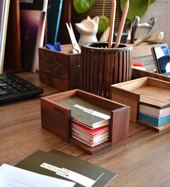 WOODSAKA Ceviz Kartvizitlik