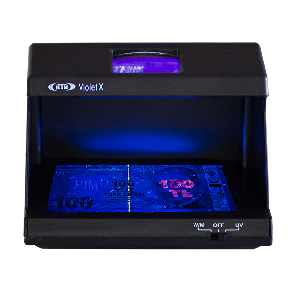 HTM Violet X Mor Işık (UV+WM) Sahte Para Kontrol Cihazı