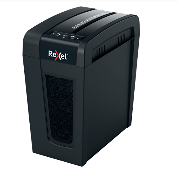 Rexel Secure X8-SL Sessiz Çalışma Çapraz Kesim Siyah Evrak İmha Makinesi