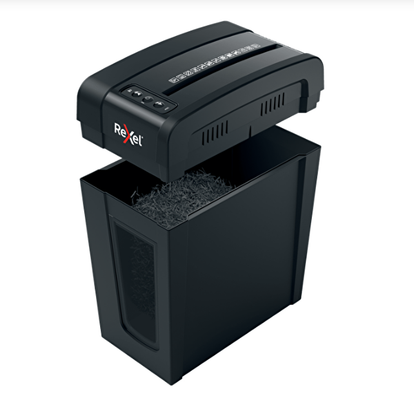 Rexel Secure X8-SL Sessiz Çalışma Çapraz Kesim Siyah Evrak İmha Makinesi