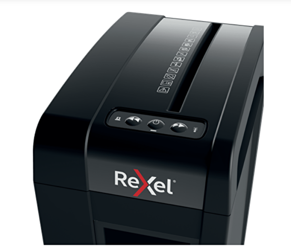 Rexel Secure X8-SL Sessiz Çalışma Çapraz Kesim Siyah Evrak İmha Makinesi