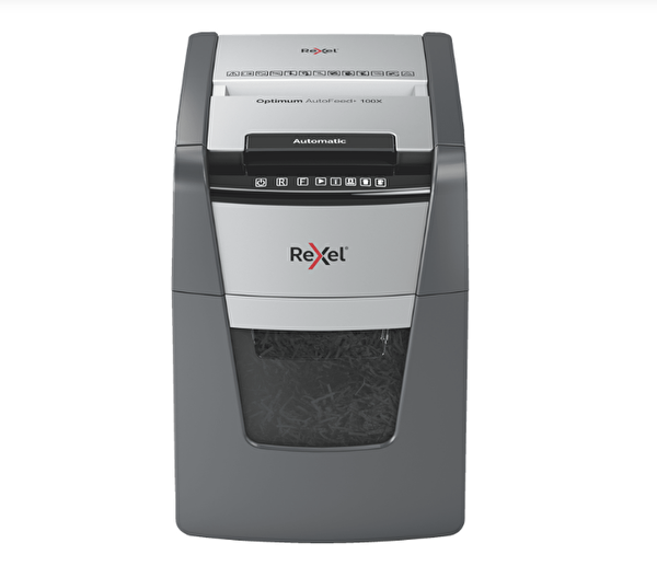 Rexel Optimum Autofeed+ 100X Otomatik Çapraz Kesim Evrak İmha Makinesi