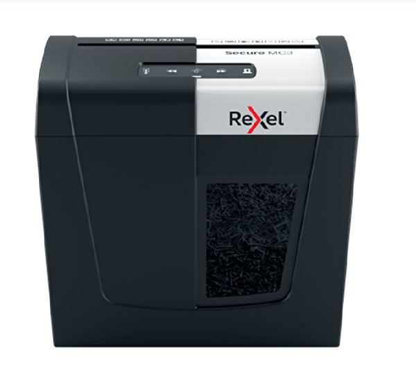 Rexel Secure MC3 Sessiz Çalışma Mikro Kesim Siyah Evrak İmha Makinesi