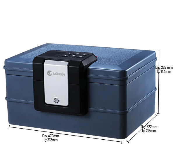 Mühlen Fire Bag YG2030 Yangına ve Suya Dayanıklı Taşınabilir Şifreli Para Kasası